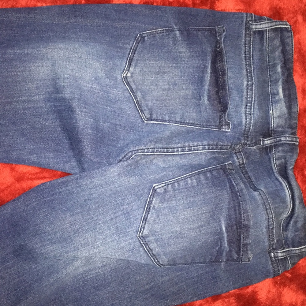 size 0 Refuge ripped blue jeggings - Picture 2 of 3